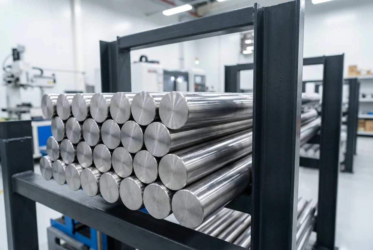 SUS304ステンレス丸棒材