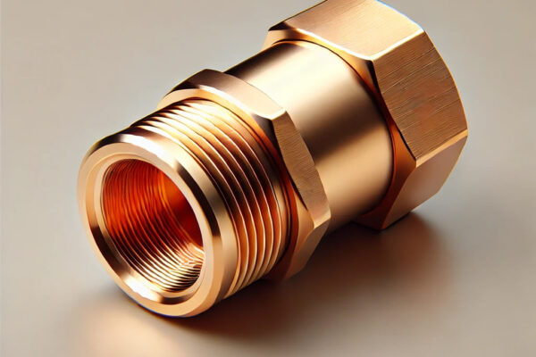 真鍮製電磁弁ボディの複合旋盤加工｜高い耐食性能と導電性 NC旋盤加工実績